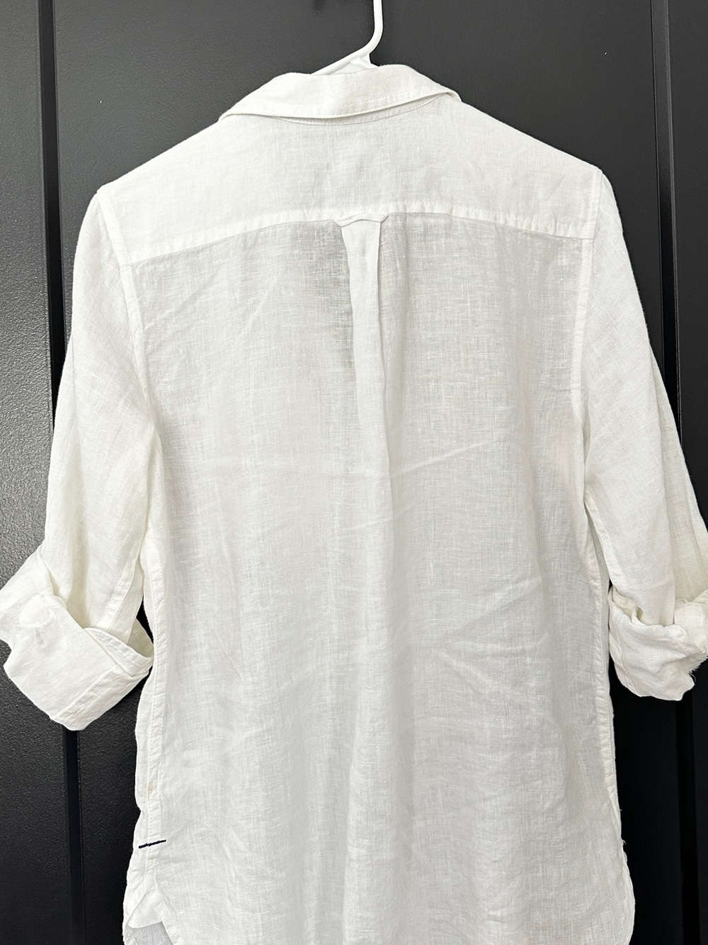 J.Crew Garçon Classic Shirt in Baird McNutt Irish Linen Size 4 - Picture 3 of 7